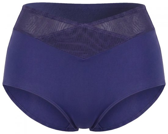 Ulla Popken 825676 Braga moldeadora de talle alto Azul real - Ropa moldeadora - 