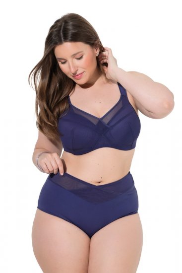 Ulla Popken 825676 Braga moldeadora de talle alto Azul real - Ropa moldeadora - 