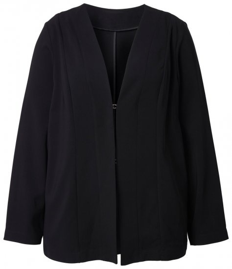 Ulla Popken 825828 Chaqueta Negro - Chaquetas - Chaquetas para mujer en tallas grandes