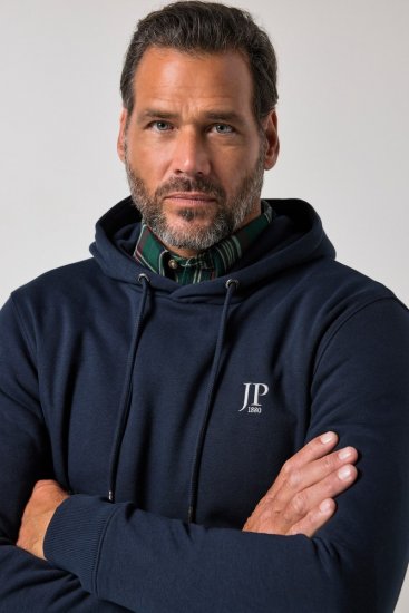 JP1880 825950 Sudadera con capucha Azul marino TALL - TALL sudaderas - Sudaderas TALL para hombre alto