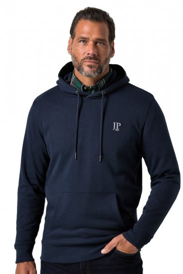 JP1880 825950 Sudadera con capucha Azul marino TALL - TALL sudaderas - Sudaderas TALL para hombre alto