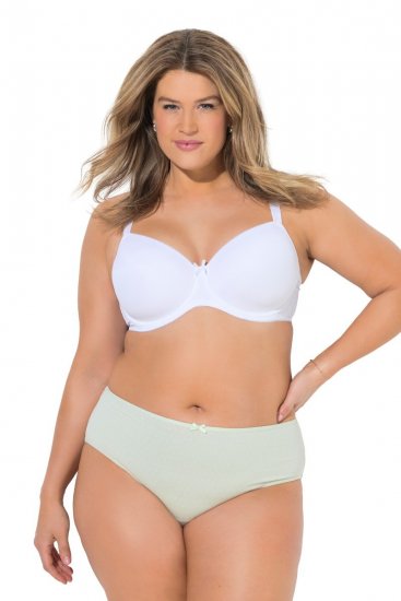 Ulla Popken 825984 Bragas de lunares pack de 5 Azul claro - Bragas - 