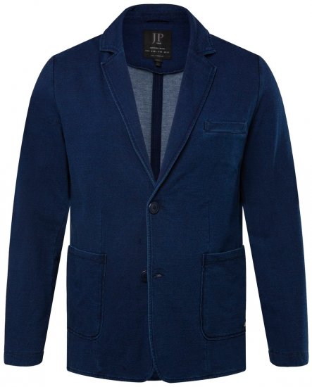 JP1880 826175 Blazer de felpa con look vintage Azul marino - Trajes - Trajes 2XL-8XL