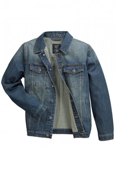 JP1880 Denim Jacket Dark Blue Denim - Chaquetas - Chaquetas Tallas Grandes 2XL-8XL