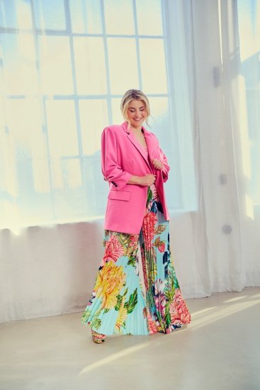 Ulla Popken 826487 Blazer oversize Rosa - Blazers - Blazers en tallas grandes para mujer