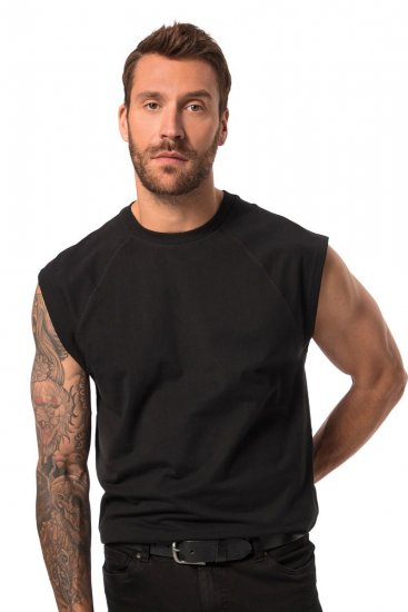 JP1880 826660 Camiseta de tirantes con hombros caídos Negro - Camisetas - Camisetas - 2XL-14XL