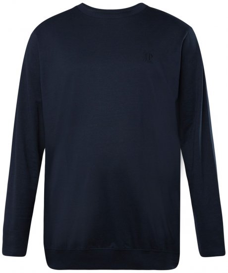 JP1880 827128 Camiseta de manga larga con corte para barriga Azul marino - Camisetas - Camisetas - 2XL-14XL