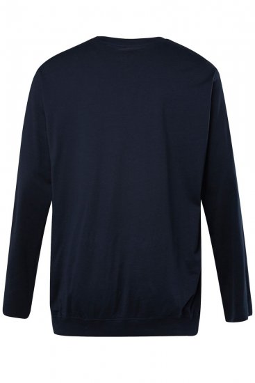JP1880 827128 Camiseta de manga larga con corte para barriga Azul marino - Camisetas - Camisetas - 2XL-14XL