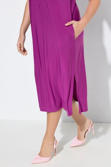 Ulla Popken 827908 Vestido de jersey sin mangas Lila - Vestidos de punto jersey - 
