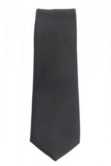 JP1880 828309 Corbata de seda extralarga Negro - Corbatas y pajaritas - 