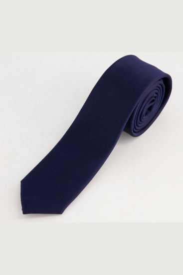 JP1880 828309 Corbata de seda extralarga Azul marino - Corbatas y pajaritas - 