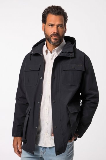 JP1880 828706 Chubasquero con cremallera oculta Azul marino - Chaquetas - Chaquetas Tallas Grandes 2XL-8XL