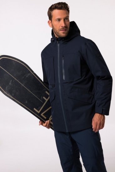 Jay-Pi Ski Jacket Functional Waterproof Windproof Navy - Ropa de esquí - Ropa de Esquí e Invierno en Tallas Grandes