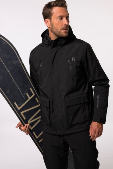 Jay-Pi Ski Jacket Functional Waterproof Windproof Breathable Black - Ropa de esquí - Ropa de Esquí e Invierno en Tallas Grandes