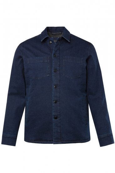 JP1880 829251 Chaqueta vaquera con forro de borreguito Azul oscuro - Chaquetas - Chaquetas Tallas Grandes 2XL-8XL