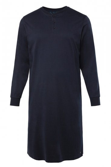 JP1880 Henley Long Sleeved Night Dress Navy - Ropa interior - Ropa interior 2XL-8XL