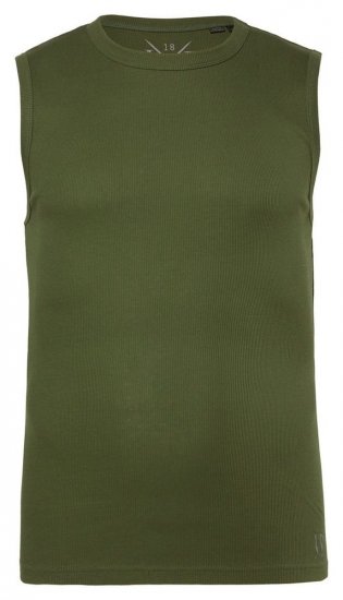 JP1880 Undershirt Rib Jersey Green - Camisetas - Camisetas - 2XL-14XL