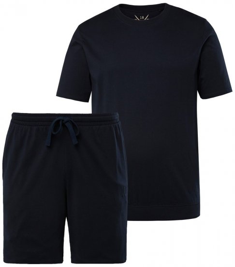 JP1880 829513 Pijama modelo corto bellyfit Azul marino - Ropa interior - Ropa interior 2XL-8XL