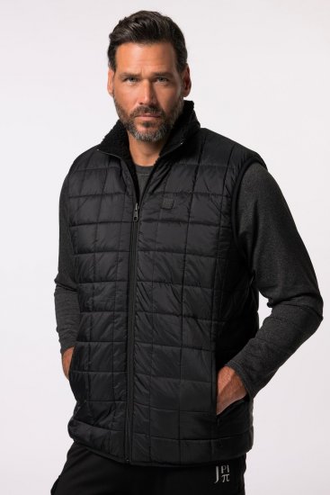Jay-Pi 829716 Chaleco reversible con teddy Negro - Chaquetas - Chaquetas Tallas Grandes 2XL-8XL