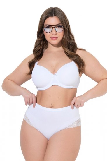 Ulla Popken 830094 Bragas con encaje pack de 2 Blanco - Bragas - 