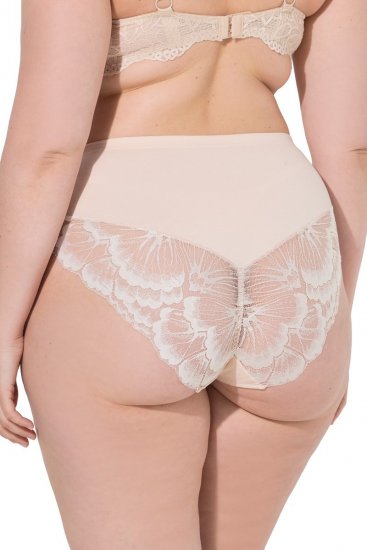 Ulla Popken 830094 Bragas con encaje pack de 2 Beige - Bragas - 
