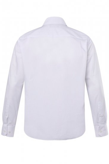 Men+ 753 Camisa de vestir manga larga con cuello clásico Blanco - Camisas - Camisas 2XL-10XL
