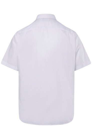Men+ 756 Camisa de vestir manga corta con cuello clásico Blanco - Camisas - Camisas 2XL-10XL
