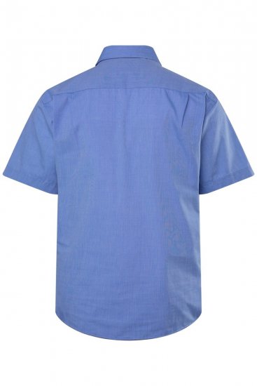 Men+ 756 Camisa de vestir manga corta con cuello clásico Azul claro - Camisas - Camisas 2XL-10XL