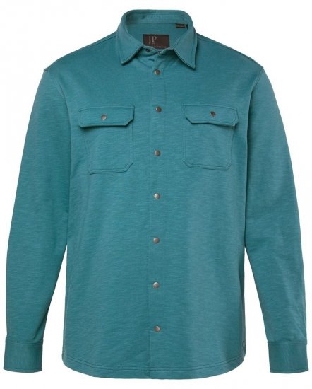 JP1880 Jersey Shirt Long Sleeve Modern Fit Blue - Camisas - Camisas 2XL-10XL