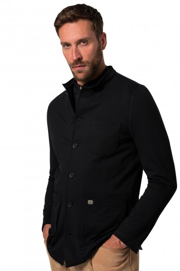 JP1880 Comfortable & Stretchy FLEXNAMIC® Light Jacket Black - Chaquetas - Chaquetas Tallas Grandes 2XL-8XL