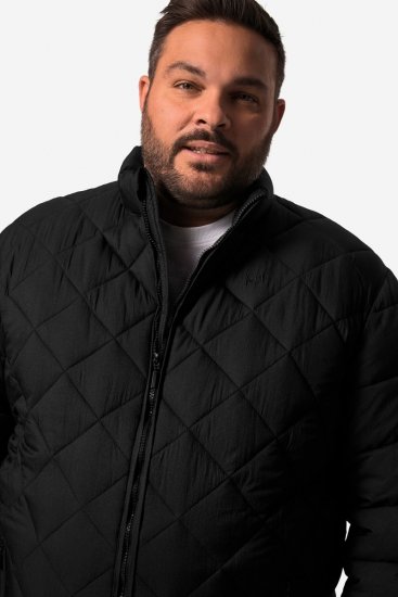 Men+ 494 Chaqueta acolchada con cuello alto Negro - Chaquetas - Chaquetas Tallas Grandes 2XL-8XL