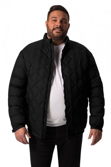 Men+ 494 Chaqueta acolchada con cuello alto Negro - Chaquetas - Chaquetas Tallas Grandes 2XL-8XL