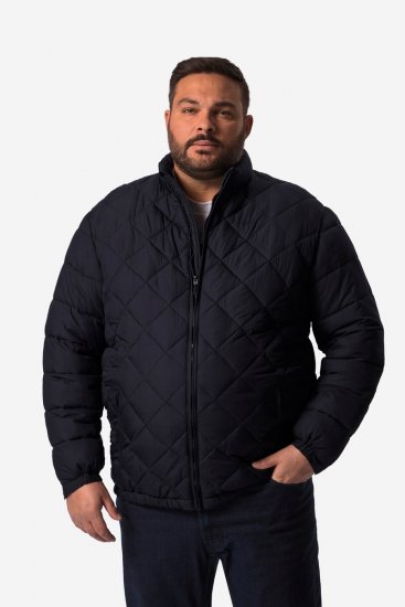 Men+ 494 Chaqueta acolchada con cuello alto Azul marino - Chaquetas - Chaquetas Tallas Grandes 2XL-8XL