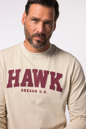 JP1880 T-Shirt Long Sleeve Hawk Off-White TALL - ROPA DE HOMBRE MT-6XLT - Tamaños de talle alto