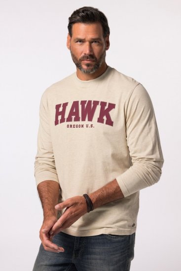 JP1880 T-Shirt Long Sleeve Hawk Off-White TALL - ROPA DE HOMBRE MT-6XLT - Tamaños de talle alto