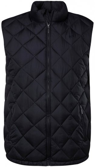 Men+ 578 Chaleco acolchado con cuello alto Azul marino - Chaquetas - Chaquetas Tallas Grandes 2XL-8XL