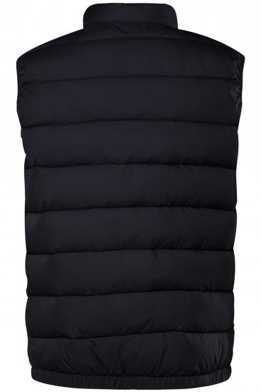 Men+ 578 Chaleco acolchado con cuello alto Azul marino - Chaquetas - Chaquetas Tallas Grandes 2XL-8XL