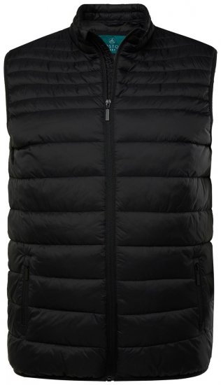 Boston Park 583 Chaleco acolchado con cuello alto Negro - Chaquetas - Chaquetas Tallas Grandes 2XL-8XL