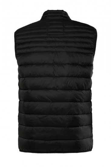 Boston Park 583 Chaleco acolchado con cuello alto Negro - Chaquetas - Chaquetas Tallas Grandes 2XL-8XL