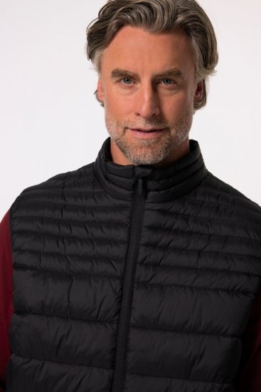 Boston Park 583 Chaleco acolchado con cuello alto Negro - Chaquetas - Chaquetas Tallas Grandes 2XL-8XL