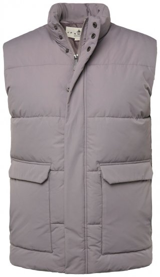 JP1880 831639 Chaleco acolchado en poliéster reciclado Gris oscuro - Chaquetas - Chaquetas Tallas Grandes 2XL-8XL