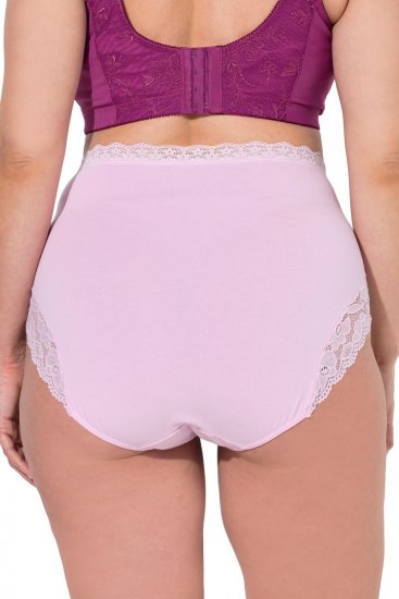 Ulla Popken 831866 Bragas de talle alto con encaje pack de 3 Azul marino - Bragas - 