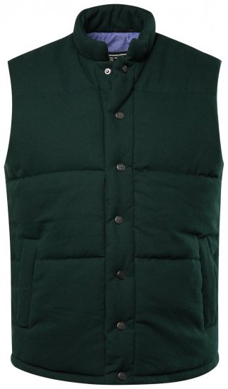 STHUGE 831896 Chaleco franela acolchado Verde oscuro - Chaquetas - Chaquetas Tallas Grandes 2XL-8XL
