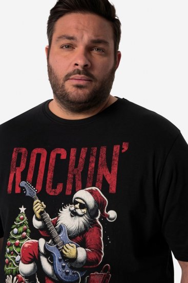 Men+ 180 Camiseta Rockin' Negro - Camisetas - Camisetas - 2XL-14XL