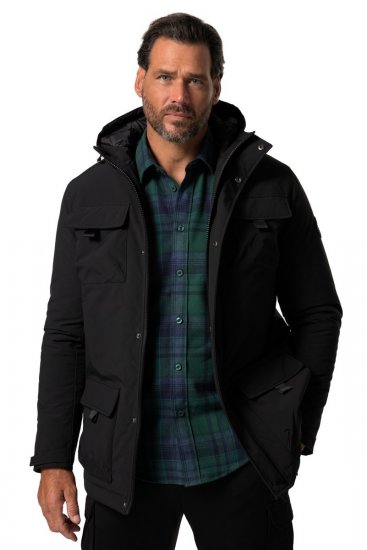 JP1880 832202 Chaqueta de campo con capucha Negro TALL - TALL chaquetas - Chaquetas TALL para hombre alto