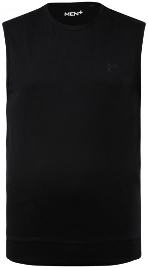Men+ 248 Camiseta sin mangas bellyfit Negro - Camisetas - Camisetas - 2XL-14XL
