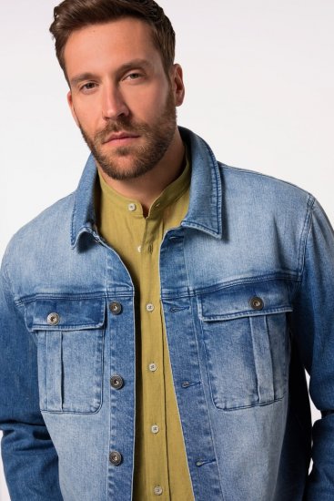 JP1880 832510 Stretch Chaqueta vaquera Azul índigo - Chaquetas - Chaquetas Tallas Grandes 2XL-8XL