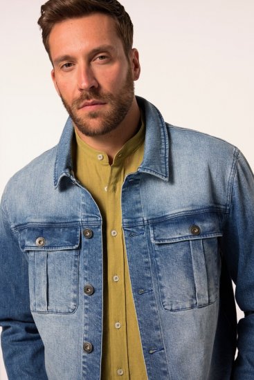 JP1880 832510 Stretch Chaqueta vaquera Azul índigo - Chaquetas - Chaquetas Tallas Grandes 2XL-8XL