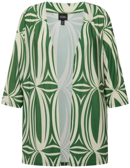 Ulla Popken 832884 Chaqueta Verde - Chaquetas - Chaquetas para mujer en tallas grandes
