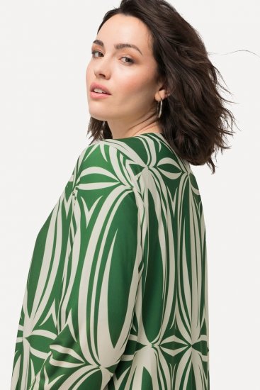 Ulla Popken 832884 Chaqueta Verde - Chaquetas - Chaquetas para mujer en tallas grandes